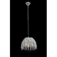 Люстра підвісна кришталева VALESO 33057/300 хромовий на 3 лампи E14