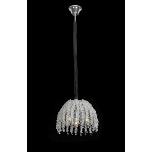 Люстра підвісна кришталева VALESO 33057/300 хромовий на 3 лампи E14