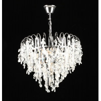 Люстра підвісна кришталева E2726/6, Хром
