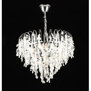 Люстра підвісна кришталева E2726/6, Хром