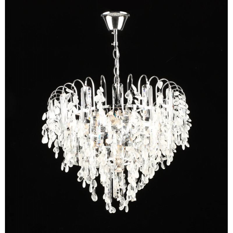 Люстра підвісна кришталева E2726/6, Хром