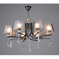 Люстра класична підвісна Sirius B NH6444/8 BK+COP