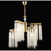 Люстра подвесная хрустальная E2686/3+3, Медь