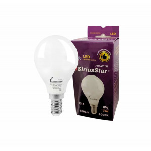 Світлодіодна лампа SIRIUSSTAR 3410 G45 8W-4000K-E14