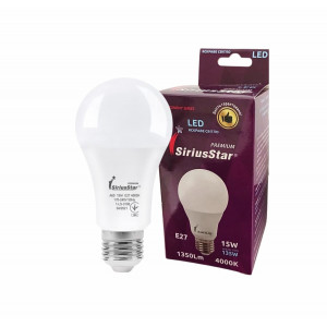 Світлодіодна лампа SIRIUSSTAR 3108 А65 15W-4000K-E27