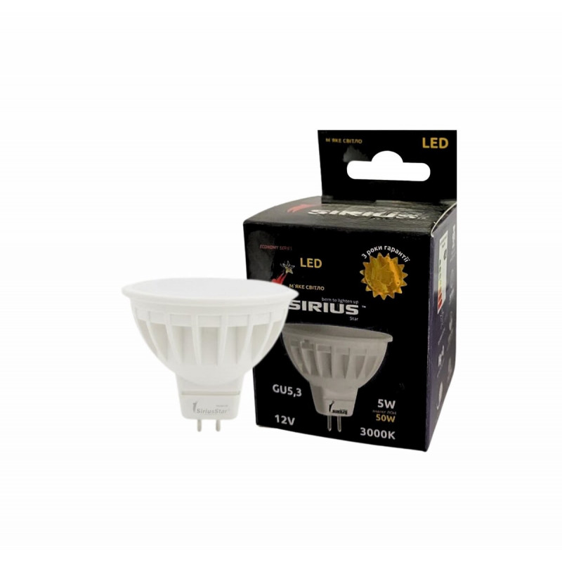 2505 G-лампа LED MR16 GU5.3 12V 5W 3000K