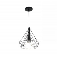 Підвісний світильник на один плафон VALESO TY01A-1 Лофт чорний E27