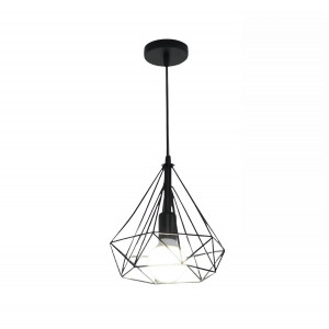 Підвісний світильник на один плафон VALESO TY01A-1 Лофт чорний E27