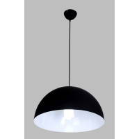 Люстра підвісна Лофт на одну лампочку метал VALESO 8020-1 Чорний