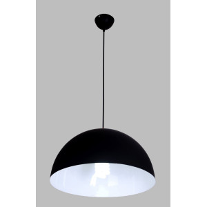 Люстра підвісна Лофт на одну лампочку метал VALESO 8020-1 Чорний