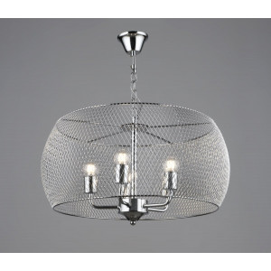 Люстра підвісна в стилі лофт металева Sirius B S2456/5 CH хром