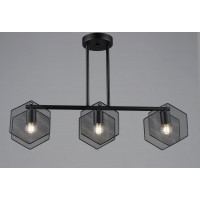 Люстра в стилі лофт Sirius B S2473/3 BK чорна