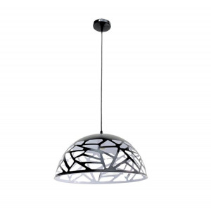 Люстра підвісна Лофт на одну лампочку метал VALESO 8196-1 Чорний