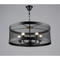 Люстра підвісна в стилі лофт металева Sirius B S2459/5 BK чорна