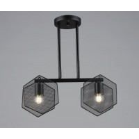 Люстра в стилі лофт Sirius B S2473/2 BK чорна