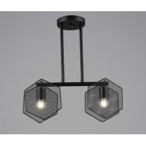 Люстра в стилі лофт Sirius B S2473/2 BK чорна