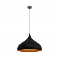 Підвісний світильник VALESO 1-плафон E27 Чорний Метал 8112A-1