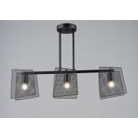Люстра в стилі лофт Sirius B S2469/3 BK чорна