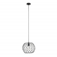 Підвісний світильник на один плафон VALESO TY403A-1 Лофт чорний E27