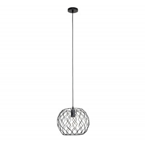 Підвісний світильник на один плафон VALESO TY403A-1 Лофт чорний E27