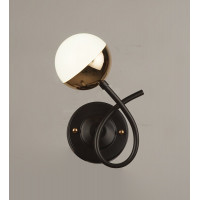 Бра настінне Sirius B N4184/1W BK+FGD