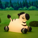 Ночник детский силиконовый сенсорный Зебра VALESO A067 для спальни аккумуляторный