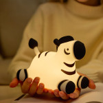 Ночник детский силиконовый сенсорный Зебра VALESO A067 для спальни аккумуляторный