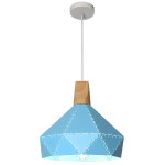 Люстра підвісна для кухні PL018-M блакитна в скандинавському стилі
