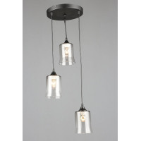 Люстра підвісна на 3 плафони VALESO N6744/3H E27 Чорний N6744/3H