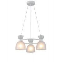 Стельова люстра G 07438/3 на 3 плафони, матова біла