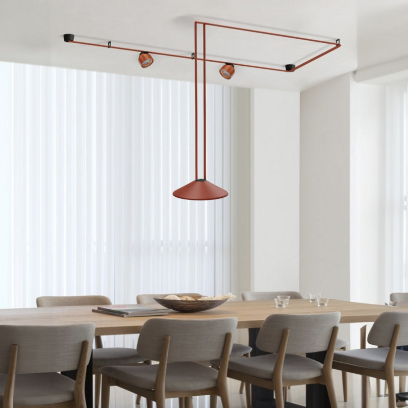 Дизайнерські підвісні треки - трансформери Коричневий VALESO Композиція - 15