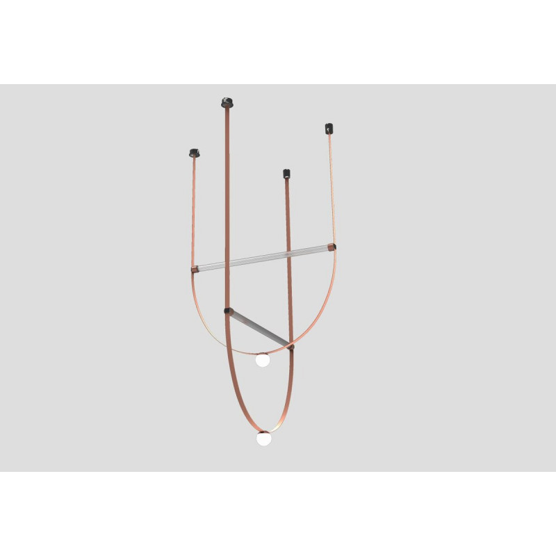 Дизайнерські підвісні треки - трансформери Коричневий VALESO Композиція-1-15