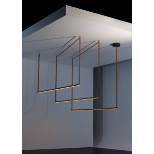 Дизайнерські підвісні треки - трансформери Графіт VALESO Композиція-8