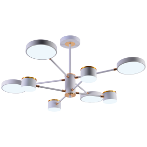 Люстра світлодіодна акрилова Sirius B X13288/8 WT+FGD