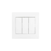 Вимикач 3-клавішний білий Valeso BW-2005