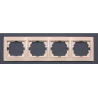 Рамка Valeso РК-1004 4-секційна крем