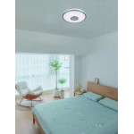 LED Smart Music Ceiling Light VALESO LY366-500 WH with Bluetooth Speaker 60W RGB White