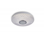 Светодиодный музыкальный светильник смарт VALESO LY369-400 WH для спальни и детской комнаты 48W+5W RGB Белый