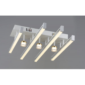 Люстра світлодіодна акрилова у вітальню Sirius YH1311/4+3