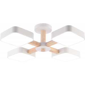 Люстра VALESO XI3354-4 білий+дерево