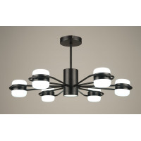 Люстра світлодіодна акрилова Sirius B N4557/6 BK