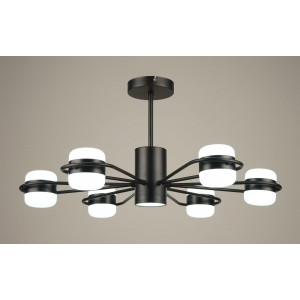 Люстра світлодіодна акрилова Sirius B N4557/6 BK