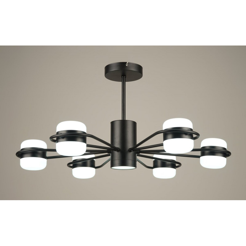 Люстра світлодіодна акрилова Sirius B N4557/6 BK