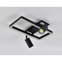 Люстра стельова CH8015 BK чорна