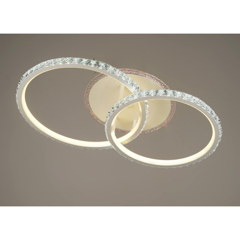 Люстра світлодіодна акрілова Sirius B YT393/2 (80W+12W RGB)