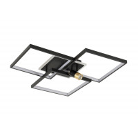 Світлодіодна люстра G 2740/3 BK+GD 151W