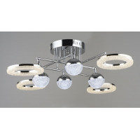 Люстра світлодіодна акрилова Sirius B YH1183/4+4 CH