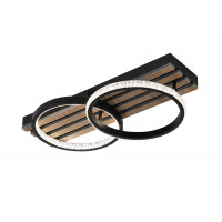 Люстра стельова світлодіодна VALESO 3302/2 LED акрил+метал+дерево димерна