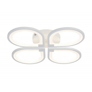 Люстра стельова світлодіодна VALESO 1143/4, LED 104W, з пультом, Білий