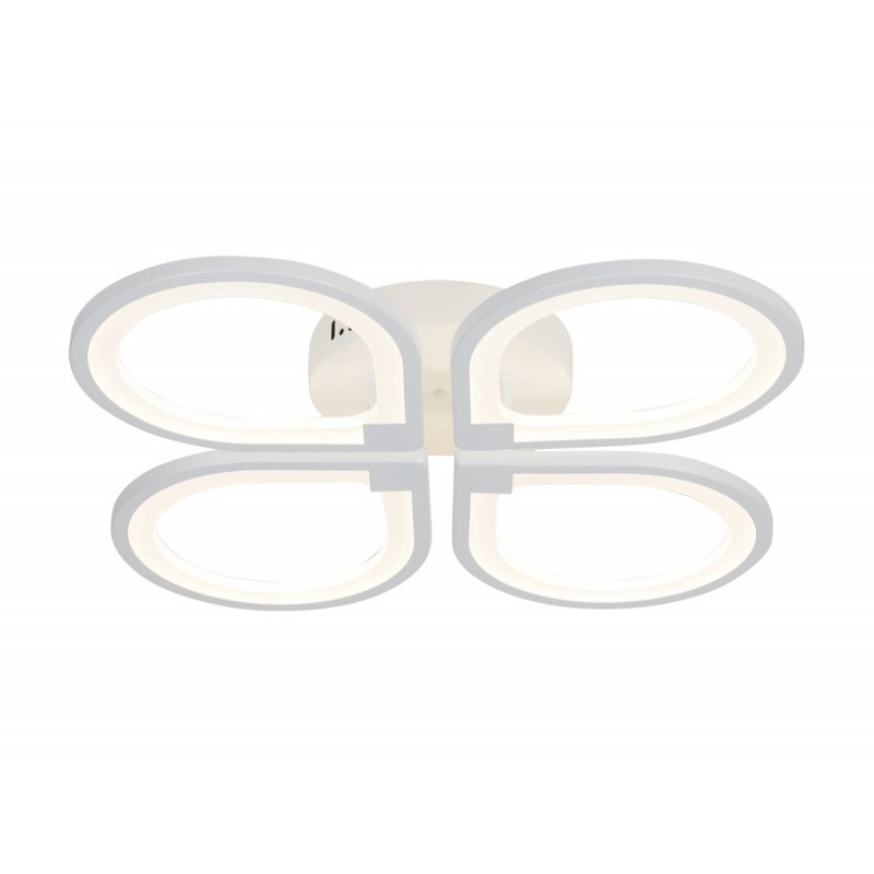 Люстра стельова світлодіодна VALESO 1143/4, LED 104W, з пультом, Білий